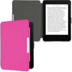 kwmobile Korpuss saderīgs ar Amazon Kindle Paperwhite - neilona aizsargvāciņš e-lasītāja vāciņam (modeļiem līdz 2017. gadam) - rozā krāsā