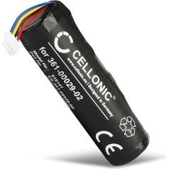 CELLONIC® kvalitatīva baterija, kas saderīga ar Garmin Alpha 100, DC50, T5 GPS, TT10, TT15, 361-00029-02 010-10806-30 010-11828-03 2600 mAh rezerves baterija