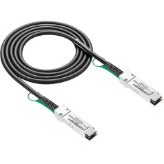 40G QSFP+ DAC kabelis - 40GBASE-CR4 Passive Direct Attach Copper Twinax QSFP Cable for Juniper QFX-QSFP-DAC-3M Devices, 3-Metre (10ft)