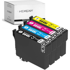 HEMEINY Multipack 604XL tintes kasetnes, kas saderīgas ar Expression Home XP-2200 XP-2205 XP-3200 XP-3205 XP-4200 XP-4205 Workforce WF-2910 WF-2930 WF-2935 WF-295 0 Printeris