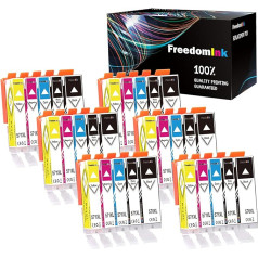 30 FreedomInk Canon PGI-570 CLI-571 printeru kasetņu aizvietošanas komplekts, kas saderīgs ar Canon PGI-570 XL CLI-571 XL kasetnēm priekš Canon PIXMA MG5750 TS5050 TS5055 MG5751 MG5752 MG5753 MG6850 MG6851