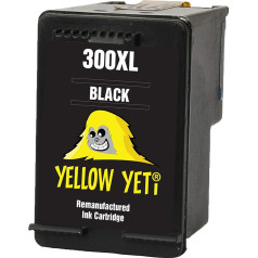 YELLOW YETI HP 300XL 300 XL tintes kasetnes melnā krāsā aizstājējs, kas saderīgs ar HP Deskjet D1660 D1660 D1663 D2530 D2545 D2560 D2660 D5560 F2420 F2480 F4210 F4240 F4272 F4272 F4280