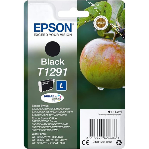 Epson C13T12914022 Schwarz Original Tintenpatronen Iepakojumā 1 gab.