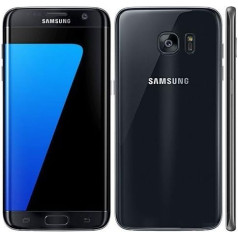 Samsung Galaxy S7 Edge viedtālrunis, 4G, 14 cm/5,5 Zoll - 32 GB - 4 GB RAM - Android, melns, melns