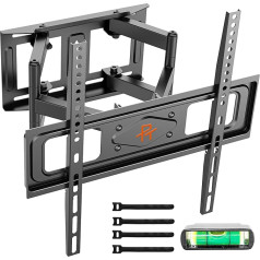 PUTORSEN TV Wall Mount Swivelling for 32-70 Inch TVs, Maximum 50 kg, Tilting TV Mount, VESA 75 x 75 - 400 x 400 mm