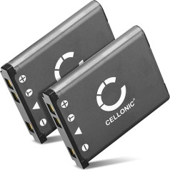 CELLONIC 2 x GPS rezerves akumulators 150906AAWW017, 1ICP6/32/39, S6EA - Rezerves akumulators Bosch Nyon navigācijas ierīcei 700 mAh navigācijas akumulators