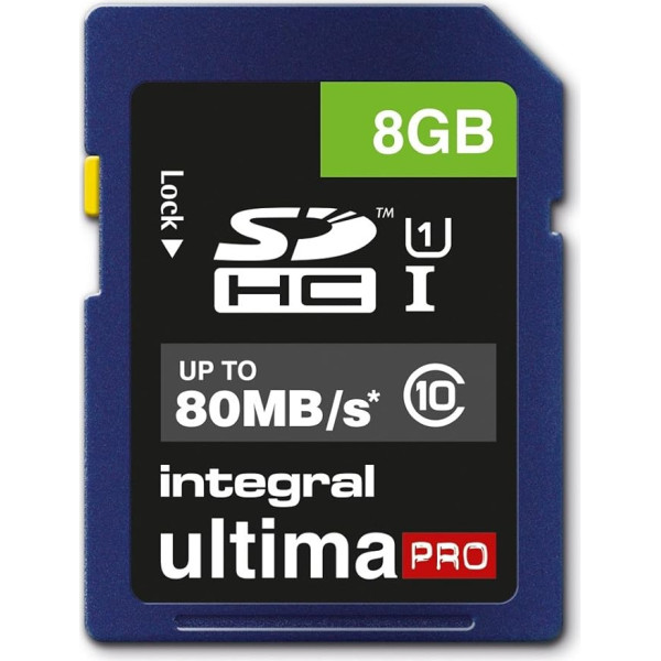 Встроенный SDHC 8GB Class 10 ULTIMAPRO UHS-1 class 1 Speicherkarte bis zu 80 MB/s Transfergeschwindigkeit