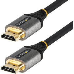 StarTech.com 1 m HDMI 2.1 Cable 8K - Certified Ultra High Speed HDMI Cable 48Gbit/s - 8K 60Hz/4K 120Hz HDR10+ eARC - UHD 8K HDMI Monitor Cable - Monitor/TV - Flexible TPE Coating (HDMM21V1M)