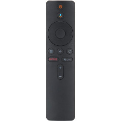 Junbyuhu Bluetooth viedā balss tālvadības pults aizstājējs piemērots Xiaomi Mi Box S TV (Lūdzu, pārliecinieties, vai jūsu ierīce atbalsta Bluetooth balss tālvadības pulti)