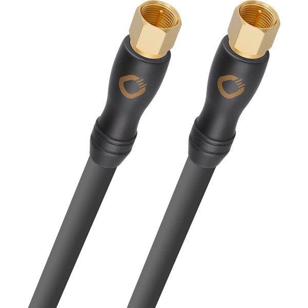 Спутниковый кабель OEHLBACH Transmission Shift S HD (Made in Germany - 4K UltraHD F-Connector Cable for Satellite TV - HDTV, 4x Shielding) - 3 м Антрацит