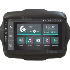 Personalizēts auto radio Jeep Renegade Android GPS Bluetooth Bluetooth WiFi USB DAB+ skārienjūtīgais ekrāns 9 collu 4Core Carplay Android automašīnai