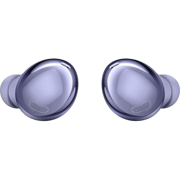 Samsung Galaxy Buds Pro, bezvadu austiņas, bezvadu austiņas, ilgstoša darbības baterija, 3 mikrofoni, AKG skaņa, iekļauts divvirzienu skaļrunis. Araree caurspīdīgs vāciņš, violets (vācu versija, ekskluzīvi Amazon)