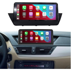 Autoabc Bezvadu Carplay/Android Auto 10,25'' skārienjūtīgā ekrāna multimediju radio uztvērējs BMW X1 E84 2009-2015 CIC-sistēmas auto radio, saglabājot oriģinālo Amprifier Stereo skaņas sistēmu HD 1920 * 720