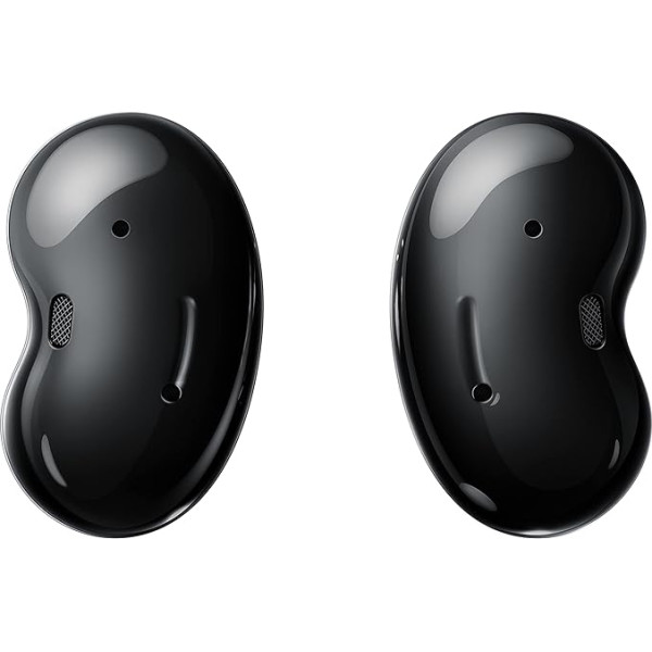 Samsung Galaxy Buds Live, bezvadu Bluetooth austiņas ar trokšņu slāpēšanu (ANC), ilgstoša darbība ar akumulatoru, AKG skaņa, ērta pielāgošana, Onyx krāsā