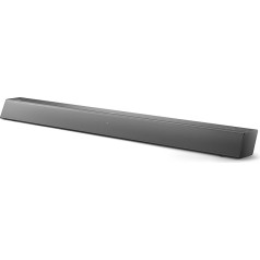 Philips TAB5108/10 Soundbar 2.0 | 60W | 4,5 collu zemfrekvences skaļrunis | 4 ekvalaizēšanas režīmi | HDMI ARC | Bluetooth | Audio In | Optiskā ievade | Kompakts dizains | Tālvadības pults | Metāla režģis | Sienas stiprinājumi | Tumši pelēks