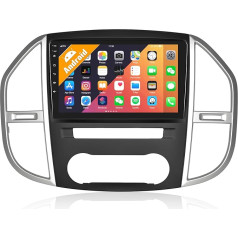 CAMECHO Android 12 auto radio ar satelītnavigācijas sistēmu Mercedes Benz Vito 3 W447 (2014-2020), Double DIN auto radio ar 10,1 collu ekrānu Bluetooth RDS/FM MirrorLink un USB