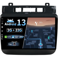 JOYX Android 12 autoradio piemērots VW Touareg FL NF (2011-2017) - Wireless Carplay + Android Car - atpakaļgaitas kamera - [2G + 32G] - IPS 9 collu 2 DIN - DAB stūres kontrole 4G WiFi BT