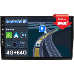 BXLIYER - [Iebūvēts DAB] - Android 12 IPS auto radio Fiat Bravo (2006-2012) - Bezvadu Carplay/Android Car - 4G + 64G - Kamera + Mic - 9 collu 2 DIN - Stūres vadības DSP WiFi Fast Boot 360