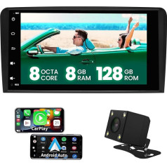 Autoradio Kymmtun Android 12, 8 GB + 128 GB, Ultra-HD-Display, 20,3 cm (8 Zoll), priekš Audi A3