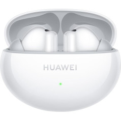 HUAWEI FreeBuds 6i, Intelligente Aktive Geräuschunterdrückung 3.0, Druckvoller Bass, Bis zu 35 Stunden Akkulaufzeit, Bluetooth 5.3, Staub- und Wasserbeständigkeit nach IP54, Weiß