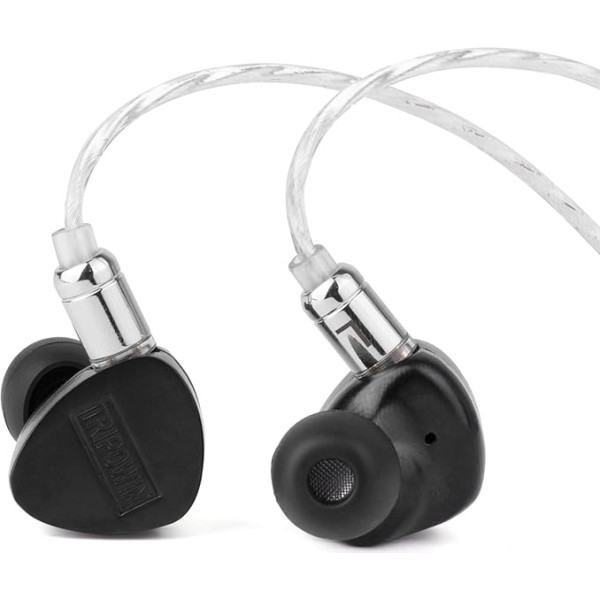 LINSOUL Tripowin Leá 10 mm LCP dinamiskais draiveris HiFi In-Ear austiņas ar dziļiem basiem, noņemams 2-pin sudrabots OFC kabelis audiofilam mūziķiem studijām