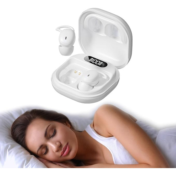 Kopfhörer zum Schlafen kabllos Bluetooth Wireless Mini Sleep Earbuds Austiņas austiņas Schlafkopfhörer in-Ear unsichtbar klein Bluetooth Ohrhörer drahtlos schnurlos Kopfhoerer für kleine Ohren Seitenschläfer