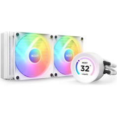 ūdens dzesēšana kraken elite 240 rgb lcd white rl-kr24e-w1