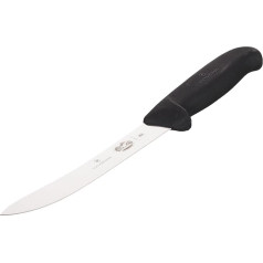 Victorinox, coltello da macellaio Fibrox, nero, lunghezza: 15 cm, 5.7603.15