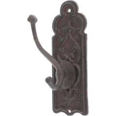 Macosa SA05082 Coat Hook Country House stila čuguna tumši rūsas krāsas dekoratīvie āķi Nostalģija Sienas āķi Drēbju āķi dvieļu āķi Atslēgu āķi