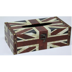 HE42 Tissue Box for Home Office Decoration (Union Jack)