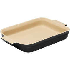 Le Creuset taisnstūrveida keramikas trauks 18 x 13 cm 2 porcijām, krēmkrāsas, 32 cm