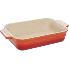 Le Creuset taisnstūrveida keramikas trauks 18 x 13 cm 2 porcijām Krēms, 19 cm