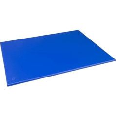 Hygiplas High Density Schneidebrett - groß, blaue Farbcodierung - Vorbereitung von rohen Fischprodukten, Größe: 12(H) x 600(B) x 450(L) mm, HDPE-Schneidebrett, gewerbliche und private Küche, J009