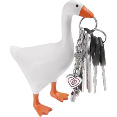 Magnetic Key Holder Magnetic Goose Key Holder 3D Cute Animal Figures Key Holder Creative Key Holder Organiser Car Key Organiser Desktop Porch Decoration Party Gift