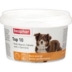 Beaphar Vitamin supplemented feed : Beaphar Top 10, 180 gb.