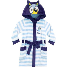 Bluey Bathrobe | Bathrobe Boys with Hood | Bērnu peldmēteļi ar 3D ausīm | Bērnu peldmēteļi zēniem