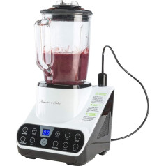 Rosenstein & Söhne Vacuum Mixer: Stand Mixer with Vacuum Function and LED Touch Display, 1.5 L, 1300 W (Vacuum Blender, Vacuum Blender & Smoothie Maker, Drinking Bottle)