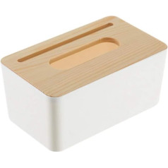 Taschentuchbox Quadratisch Kosmetiktücherbox, mit magnetischer Unterseite, rechteckig, Trockner-Blatthalter, Kunststoff-Taschentuch-Aufbewahrungs-Organizer(Rectangle)