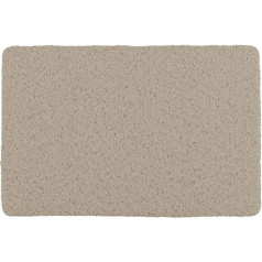 WENKO Loop Indoor & Outdoor Bath Mat Taupe 40 x 60 cm - vannas paklājs dušai, vannai, baseinam, saunai ar neslīdošo struktūru, plastmasas, 40 x 60 cm, Taupe