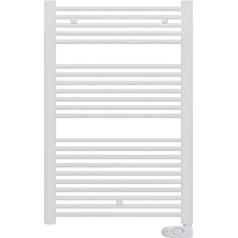 700W White Liquid Electric Towel Rail with Timer Function Low Power Consumption