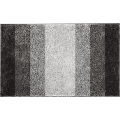 LOHAS Home Neslīdoši vannas istabas paklāji 80x50cm Absorbējošs taisnstūris Mašīnā mazgājams ātri žūstošs vannas paklājs dušas paklājs (pelēks)