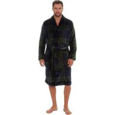 Vīriešu luksusa peldmēteļi ar garām piedurknēm plīša Hooded Lounge Bathrobe Warm Snuggle Soft Fleece