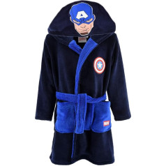 Marvel Boys Avengers Kids Dressing Gown Kids Captain America Bathrobes Superhero Design Dāvana zēniem izmēri no 4 līdz 10 gadiem