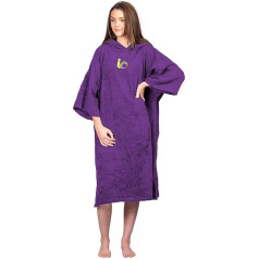 Intrepid Outdoors Changing Robe - 100% kokvilnas pončo pludmalei, sērfošanai, peldēšanai, triatlonam, aktivitātēm telpās un brīvā dabā