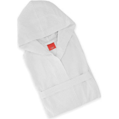 Gabel golfa halāts ar kapuci, kokvilna, 10 White, XL