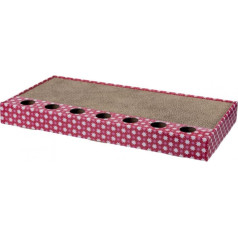 Trixie Nagu asināmais : Trixie  Scratching cardboard with toys, 48 × 25 cm, pink