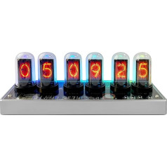 Lonyiabbi elektroniskā LED gaismas caurule Nixie Tube simulācija 5V modinātājs USB barošana Mājas dekorēšana Dāvana