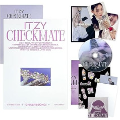 ITZY - [CHECKMATE] (Standard Edition - CHAERYEONG Ver.) Fotogrāmata + Fotokarte + CD-R + Mini locīšanas plakāts + Dziesmu grāmata + Uzlīmes + Pastkaršu komplekts + Īpašā karte + Plakāts + 2 nozīmītes + 4 papildus kartes