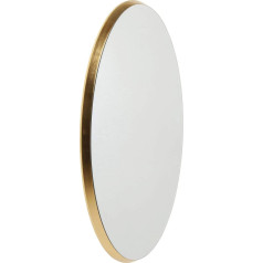 Kare dizaina spogulis Jetset Oval Gold 94 x 64 cm Ovals sienas spogulis ar zelta rāmi Pieejami dažādi modeļi (H x W x D) 93 x 63 x 3,5 cm