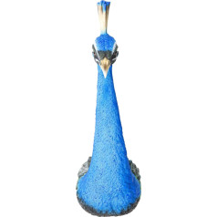 Kare Design Wall Decoration Peacock Blue 68 x 16 x 22 cm (H x W x D)